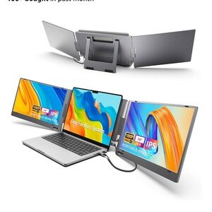 SOLD NWT! Portable Triple Screen Laptop Monitor - 14”